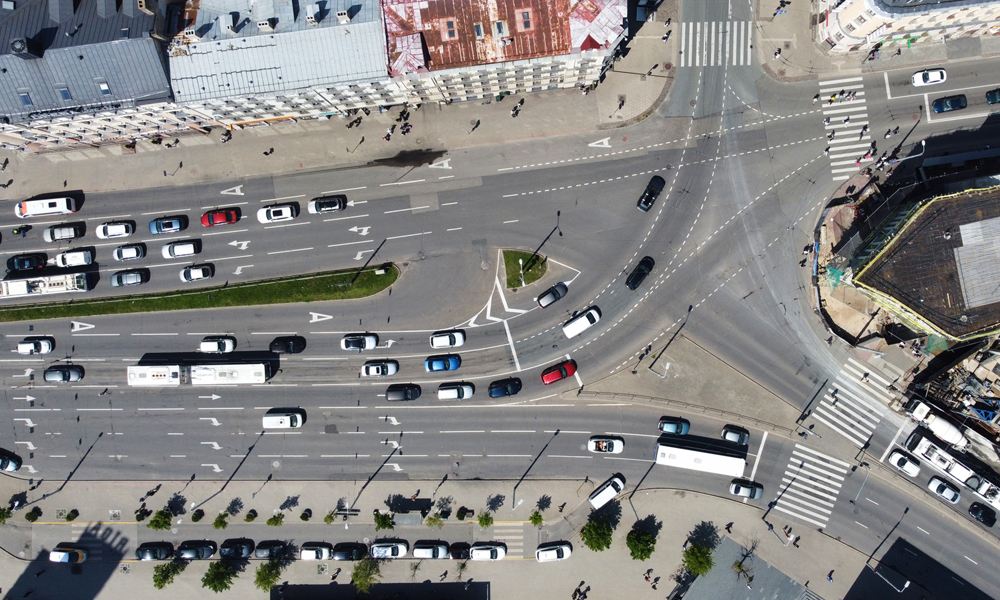 CSDD braukšanas eksāmena maršruti centrā